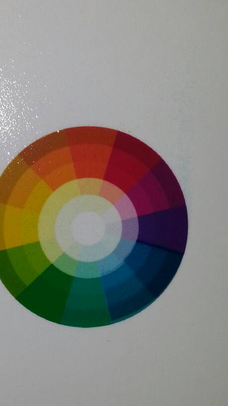 彩色噴墨打印機(jī)故障,愛(ài)普生t50 打印色環(huán)如圖所示,藍(lán)色部分明顯有偏移,打歪了一樣,沒(méi)有對(duì)齊,請(qǐng)